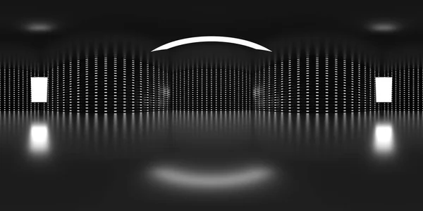 Студийная Панорама Мбаппе Hdri Анимация Комнаты Студийным Освещением Стоковое Изображение
