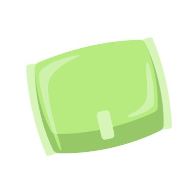 Regl pedi. Kadınların özel hijyen malzemesi. Basit vektör düz resimleme.