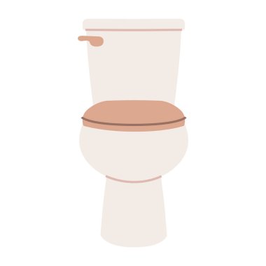 Klasik beyaz tuvalet. Minimalist ve modern banyo tasarımları yapmak için ideal..