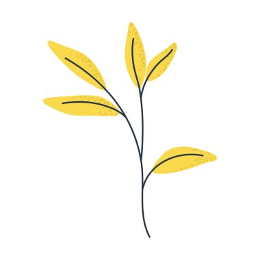 Sonbahar yaprakları dalı, sonbahar tasarımları için mükemmel Şükran Günü davetiyesi, ya da dekoratif aksanlar..