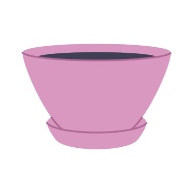 Ev bitkileri için biçilmiş pembe tencere. Minimalist ve modern bitki tasarımları yaratmak için mükemmel..