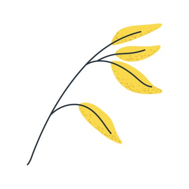 Sonbahar yaprakları dalı, sonbahar tasarımları için mükemmel Şükran Günü davetiyesi, ya da dekoratif aksanlar..