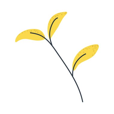 Sonbahar yaprakları dalı, sonbahar tasarımları için mükemmel Şükran Günü davetiyesi, ya da dekoratif aksanlar..