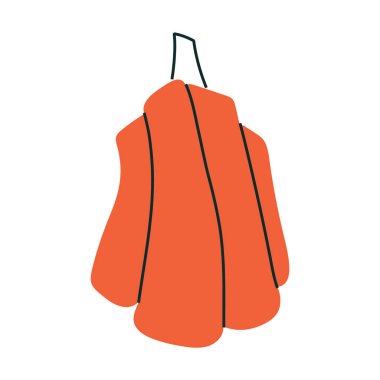 Sonbahar tasarımları için kırmızı balkabağı.