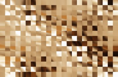 Bu zarif soyut altın arkaplan, mozaik gibi altın akışına sahip sıvı metalik bir yüzeye sahiptir..