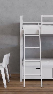 Modern bir pansiyon, gösterişli ranzalar, ahşap döşemeler ve minimalist bir tasarım deneyin. Bu rahat yer, rahatlık ve tarz arayan gezginler için mükemmel. 3 Boyutlu Canlandırma