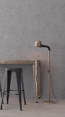 Şık bir tasarımı, rahat mobilyaları ve davetkar ışıklandırmaları olan detaylı bir modern yurt içini keşfedin. Ranzalı minimalist konaklama. Ucuz, bütçe seyahati. 3 Boyutlu Canlandırma