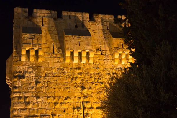 าแพงเม องเก าของเยร ซาเล — ภาพถ่ายสต็อก