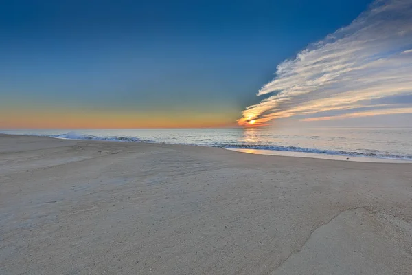 stock image Beautiful Sunrise on the beach by the Atlantic Ocean in Bethany Beach, Deleware