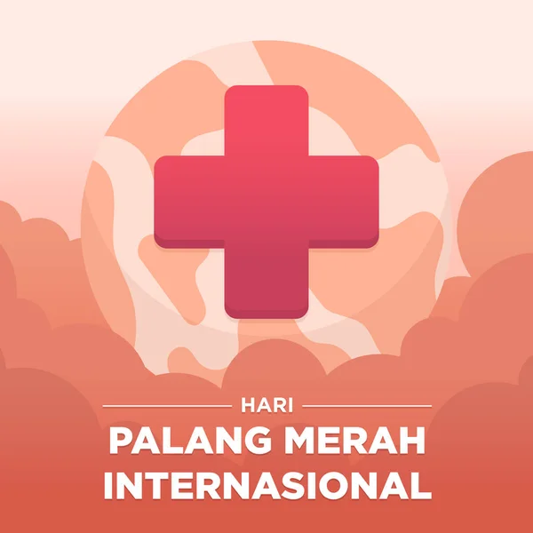 Illustration to Celebrate World Red Cross and Red Crescent Day Celebration