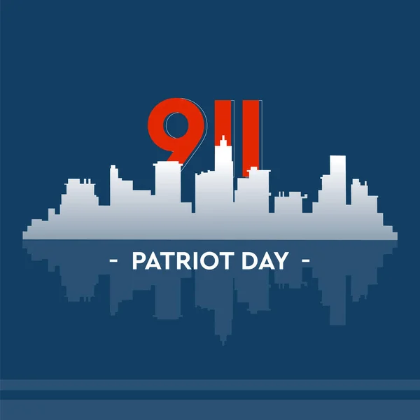 Patriot Day Med Byggkoncept — Stockfoto