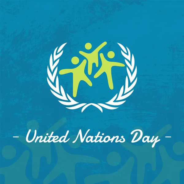 Birleşmiş Milletler Kutlama Kartı — Stok fotoğraf