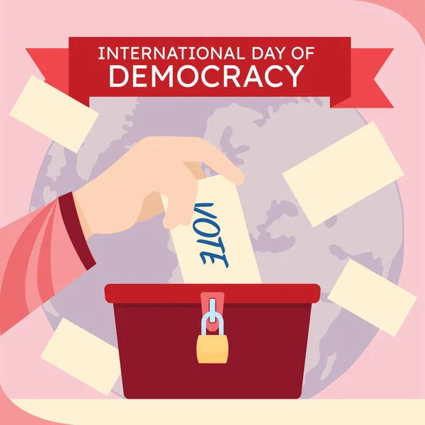Día Mundial Democracia Nacional —  Fotos de Stock
