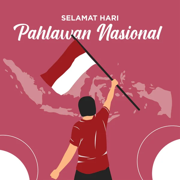Hari Pahlawan Nasional Wakacje — Zdjęcie stockowe