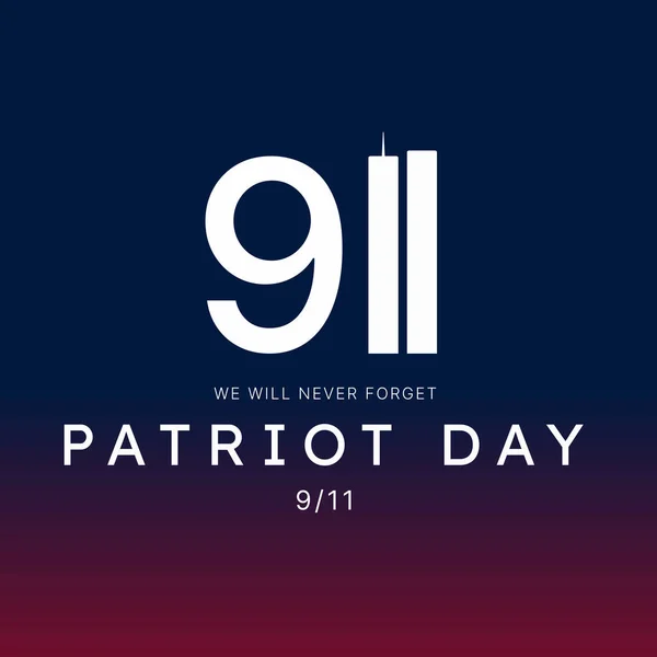 911 Patriot Day Memorial — Stockfoto