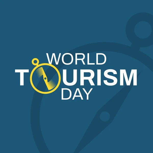 World Tourism Day Vector Design Illustration For Celebrate Moment