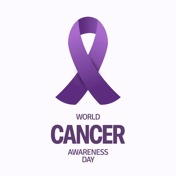 Απεικόνιση Της Παγκόσμιας Ημέρας Καρκίνου — Φωτογραφία Αρχείου