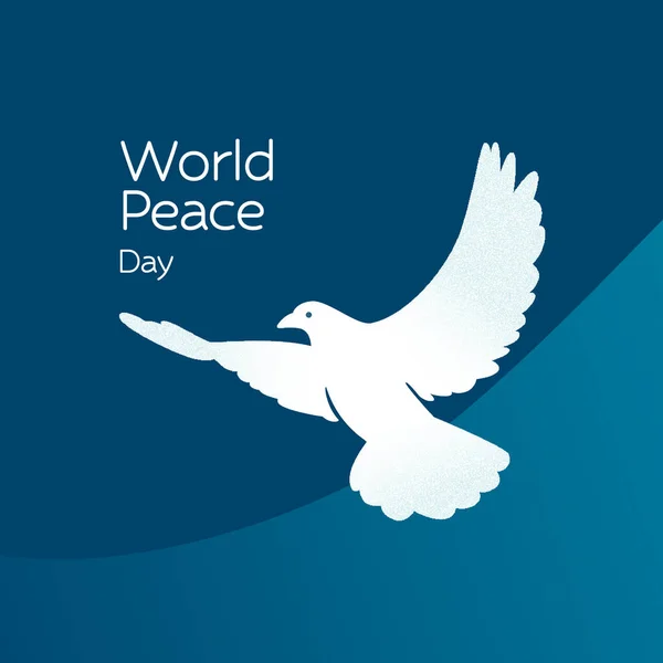 Desain Konsep Vektor Hari Perdamaian Hari Perdamaian Dunia — Stok Foto