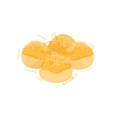 Peynir Nastar Resimleri Beyazda İzole Edildi