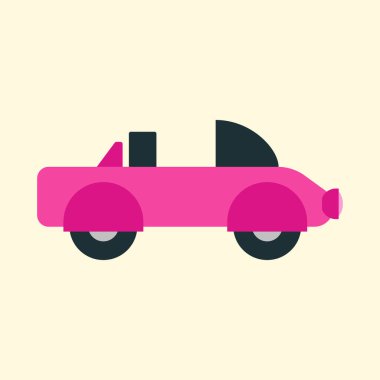 Pembe Arkaplanda İzole Havalı Araç Taşımacılık Vektör ResimleriName