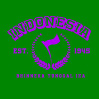 Independence day of Indonesia clipart