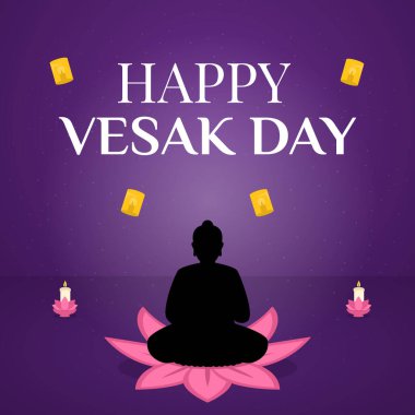 Kutlamanın minimalist illüstrasyon vektörü posteri besliyor