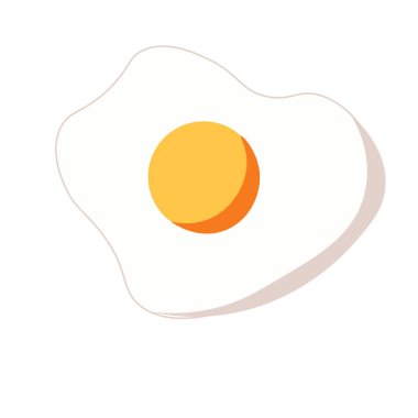 Güneşli bir yumurta çizimi