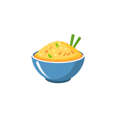 makarna ikonu vektörü. karikatür vektör simgesi beyaz arkaplanda izole edildi. Makarna hattı düz simge logosu konsepti. vektör.