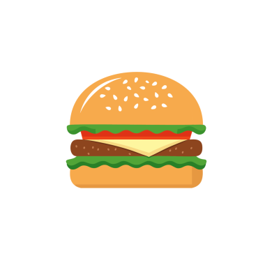 Hamburger ikonu vektörü beyaz arkaplanda izole edildi. Hamburger şeffaf işareti. Hamburger sembolleri, fast food ikonu