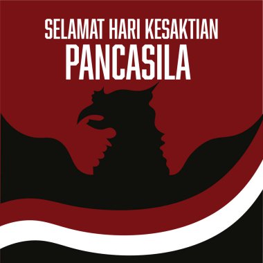 The Celebration of Pancasila day clipart