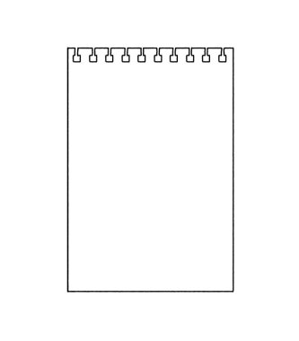 Basit dipnotlar, çizim defteri veya not illüstrasyonları