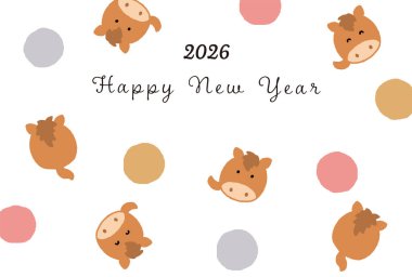 2026 Yeni Yıl Kartı - Cocolo ile Şirin Bir Öğlen Yılı