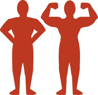 Kudretli Gölgeler Kas Vektörü 'nün özü. Spor salonu reklamları, fitness uygulamaları, motivasyon posterleri ya da sağlık ve güçlendirmeyi destekleyen her proje için mükemmel bir uyum..