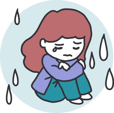 Duygusal Sel Genç Bir Kalp Taşıyıcı 'yı alt etti. Bu dokunaklı görüntü çocukluk duyguları temasını, zihinsel sağlık farkındalığını temsil etmek için kullanılabilir..