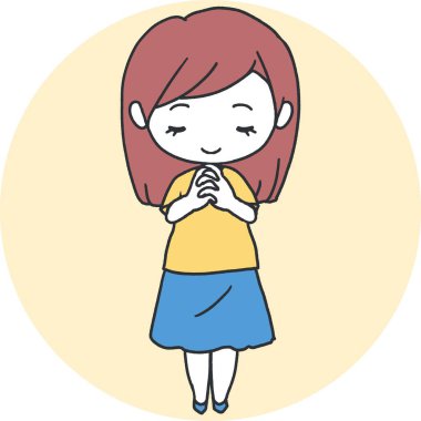 Sessizlikteki Dinginlik Bir Kız Dua Anı. Ruhani yayınlarda, çocuk kitaplarında ya da kişisel alanlarda kullanılabilecek rahatlatıcı bir sanat eseri olarak mükemmel..