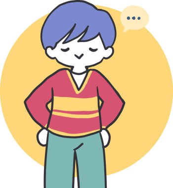 Gururlu Düşünce Genç Akıl İş Başında. Eğitici materyaller, motivasyon içeriği ya da genç bir izleyiciye öz yansıma ve özgüven aşılama amaçlı herhangi bir proje için mükemmel..