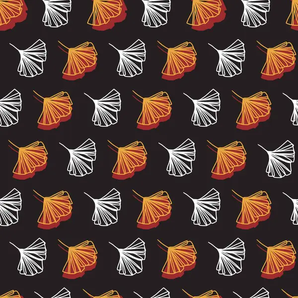 Ginkgo, Doodle Medley Güz Gecesi Şablonu 'ndan ayrılıyor. Bu pürüzsüz tasarım, tekstil, duvar kâğıtları ve kırtasiye gibi dijital ve yazdırma ortamlarında kullanmak için idealdir..
