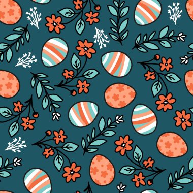 Oyuncu Kırmızı ve Yeşil Palet Paskalya desenli. Paskalya temalı el sanatları, tebrik kartları, dijital duvar kağıtları ve bahar festivali dekorasyonu için ideal. Eğlenceli ve zarif bir dokunuş eklemek için mükemmel.