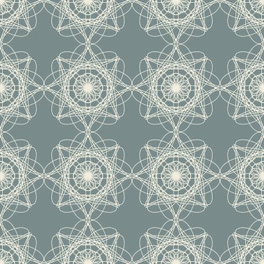 Gri bir arkaplanda soyut çiçeklerin dikdörtgen biçimi