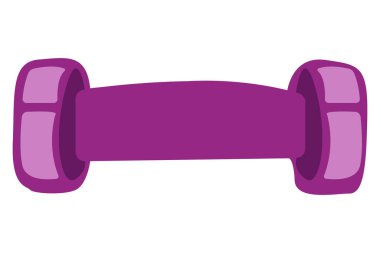 Ağırlık kaldırma vektör spor ekipmanları için sadeleştirilmiş spor halteri