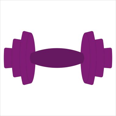 spor dambıl ağırlık kaldırma vektör spor ekipmanı