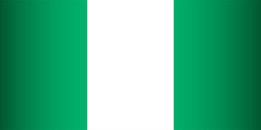 Nijerya bayrağı. Devletin vektör sembolü