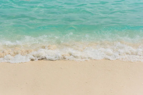 stock image Seashore with crystal clear and transparent waters.