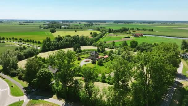 荷兰Zeeuws Vąderen农场的一座历史性乡村房屋被翻新 现在是一座博物馆 — 图库视频影像