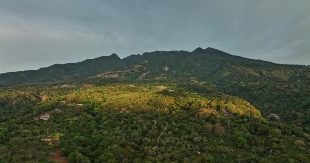 Boquete Panama Havacılık V14 Yoğun Tropikal Ormanın Yüksek Volkan Baru — Stok video