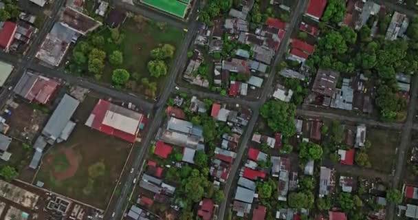 David Panama Aerial V15 Vertikálně Dolů Pohled Kinematografický Dron Létat — Stock video