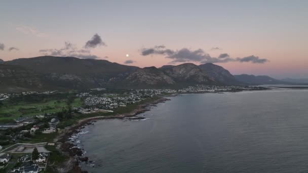Hermanus Přímořské Město Jihovýchodně Kapského Města Jihoafrické Provincii Západní Kapsko — Stock video