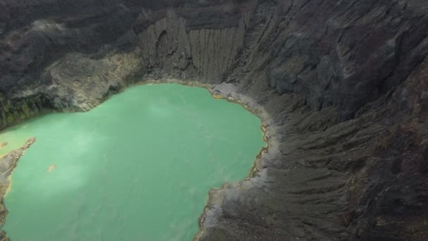 Озеро Внутри Вулкана Санта Ана Сальвадоре — стоковое видео