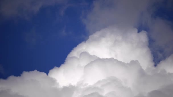 Cumulus Wolken Opbouwen Stijgende Luchtmassa Atmosfeer Tijdsverloop — Stockvideo