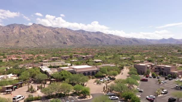 Tucson Arizona Letecký Pohled Podhůří Cataliny — Stock video